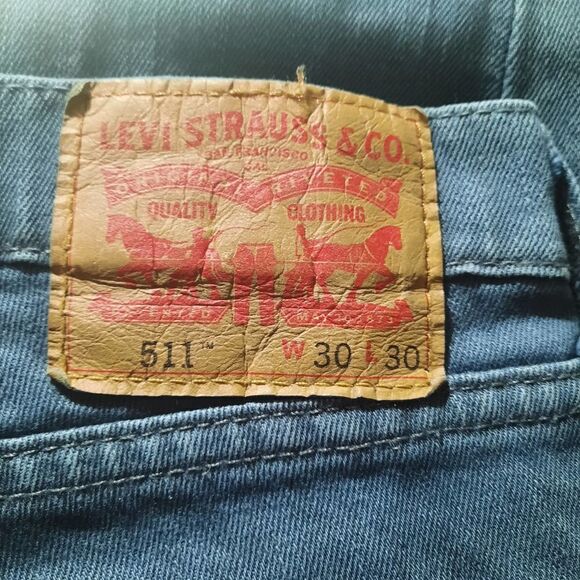 Levi's 511 Jeans Mens Size 30 30 Classic‎ Core - Picture 5 of 7